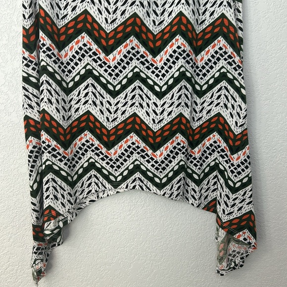 Jonathan Martin 2X plus size chevron pattern maxi skirt - Picture 6 of 12